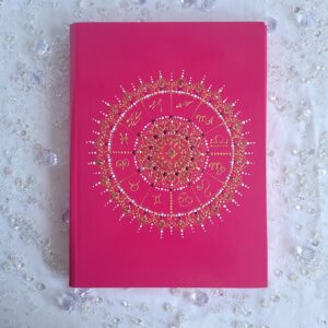 Astroteczka -teczka astrologiczna magenta pink 06